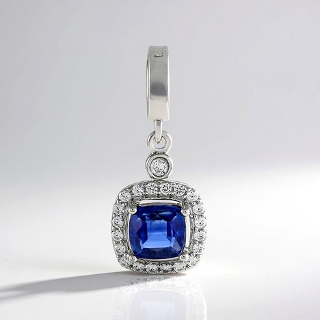 Ciondolo in argento con Cianite del Nepal