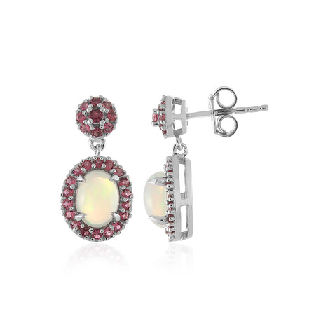 Orecchini in argento con Opale di Welo