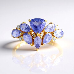 Anello in argento con Tanzanite (de Melo)