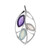 Ciondolo in argento con Ametista (dagen)