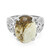Anello in argento con Magnesite