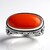 Anello in argento con Corniola (Jones Lee)