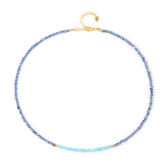 Collana in argento con Cianite del Nepal