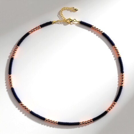 Collana in argento con Ematite Porpora