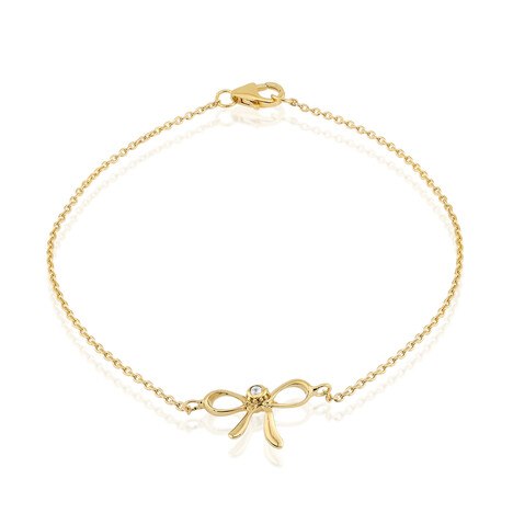 Brazalete en plata con Zircón