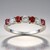 Anello in argento con Tormalina Rosa Brasiliana