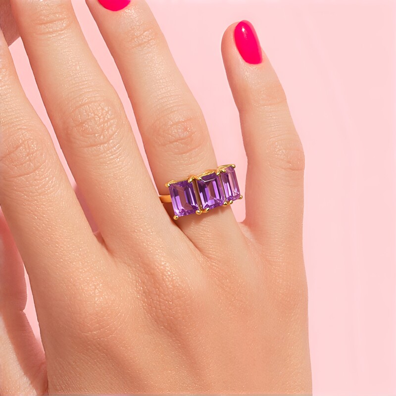 Anillo en plata con Cuarzo azur