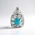 Ciondolo in argento con Turchese