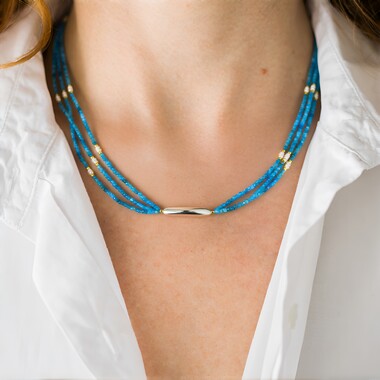 Collana in argento con Perla d'Acqua Dolce Bianca (Riya)