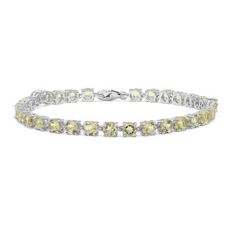 Limonen-Citrin-Silberarmband