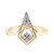 14K VVS1 (G) Diamond Gold Ring (Annette)