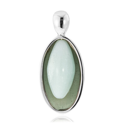 Colgante en plata con Amazonita