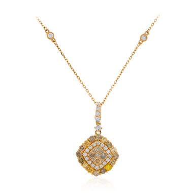 Collar en oro con Diamante fancy SI2 (CIRARI)