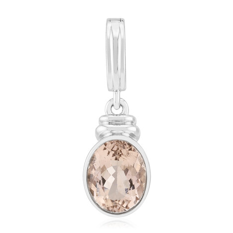 Pendentif en argent et Morganite du Brésil