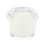 Anello in argento con Pietra di Luna Bianca