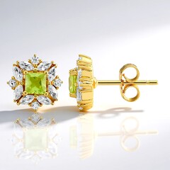Orecchini in argento con Sfene