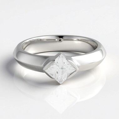 Anello in argento con Zircone