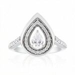 Anillo en oro con Diamante VVS1 (G) (Annette)