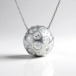 Collana in argento con Zircone (de Melo)