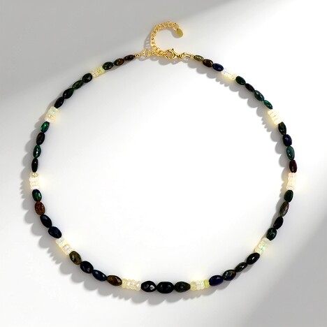 Collana in argento con Opale Mezezo