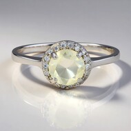 Anello in argento con Ortoclasio