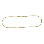 Fancy-Diamant-Goldhalskette (CUSTODANA)