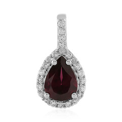 Tocantin Garnet Silver Pendant