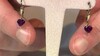 Zilveren oorbellen met Naktamunda rhodolieten