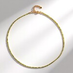 Collana in argento con Diamante Giallo