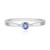 Ceylon Blue Sapphire Silver Ring