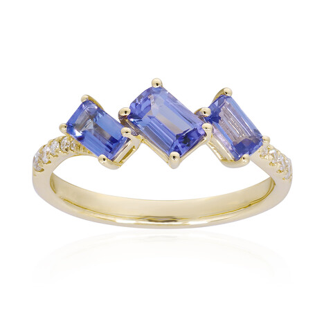 Anello in oro con Tanzanite AAA (CIRARI)
