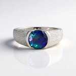 Anello in argento con Opale Mezezo (de Melo)