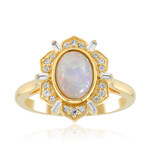 Australischer Opal-Silberring