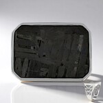 Anello in argento con Meteoriti di Aletai