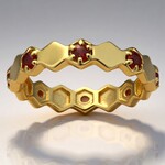 Anello in argento con Rubino Tanzania