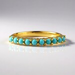 Anello in argento con Turchese Sleeping Beauty (Faszination Türkis)