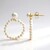 Orecchini in argento con Perla d'Acqua Dolce Bianca (TPC)