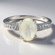 Anello in argento con Quarzo Rutilato