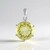 Pendentif en argent et Quartz citron