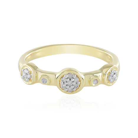 I2 (I) Diamant-Silberring