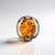 Ciondolo in argento con Ambra Baltica Cognac (dagen)