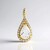 White Topaz Silver Pendant