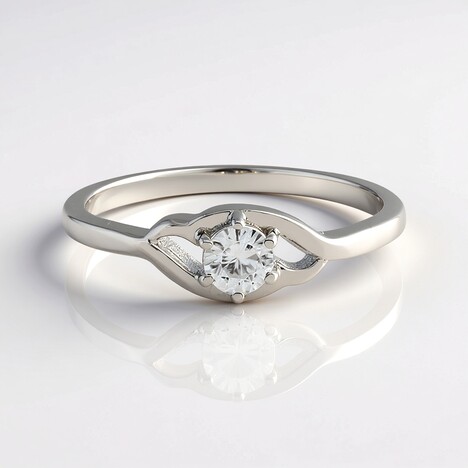 Anello in argento con Zircone
