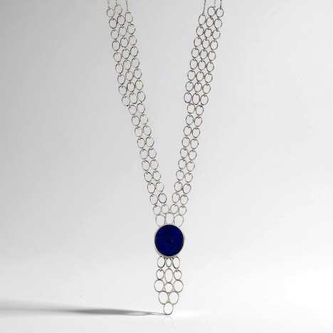 Collier en argent et Lapis-Lazuli (Ornaments by de Melo)