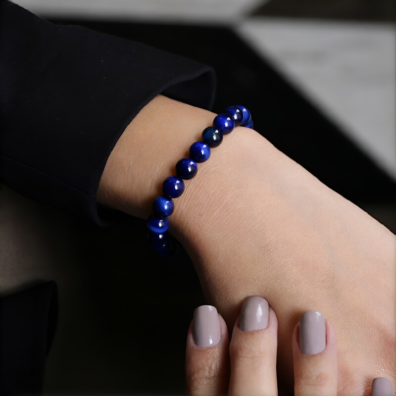 2er Set Edelstein-Armbänder