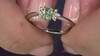 Anillo en plata con Esmeralda de Colombia