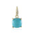 Pendentif en or et Turquoise Sleeping Beauty