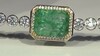 Bracelet en argent et Émeraude Pit D8 (Gems en Vogue)