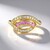 Anello in oro con Zaffiro Ceylon Rosa (Adela Gold)