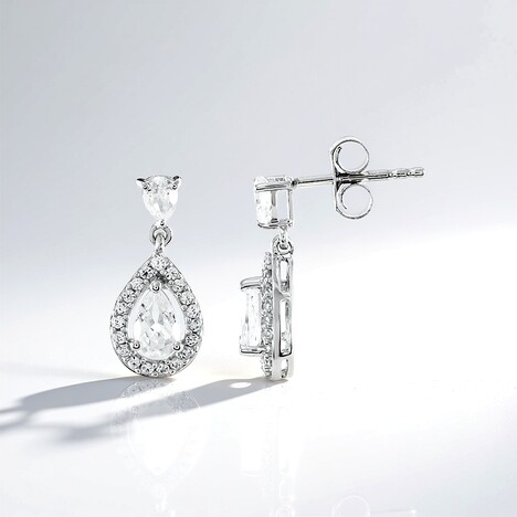 Orecchini in argento con Zircone